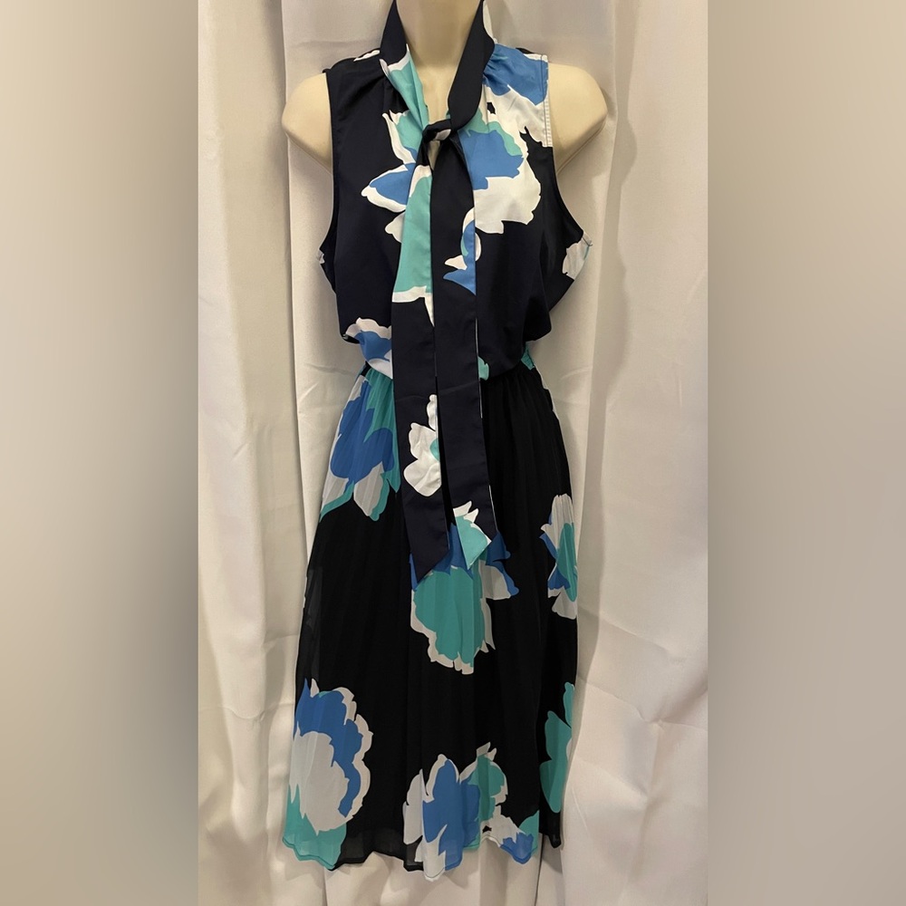 LOVED A New Day Matching Set - Top & Pleated Midi Skirt - Navy Blue - Small